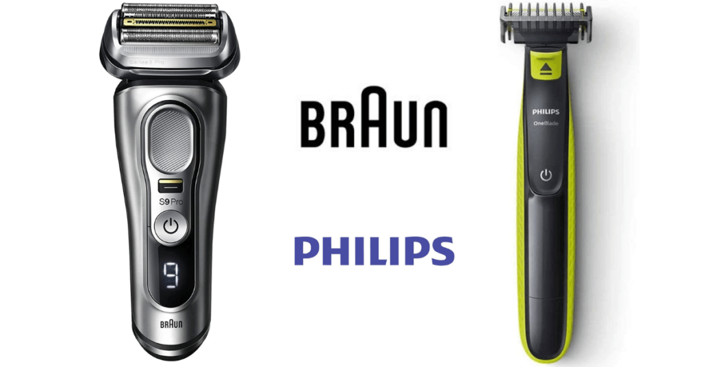 ¿Elegir afeitadora Braun o Philips?
